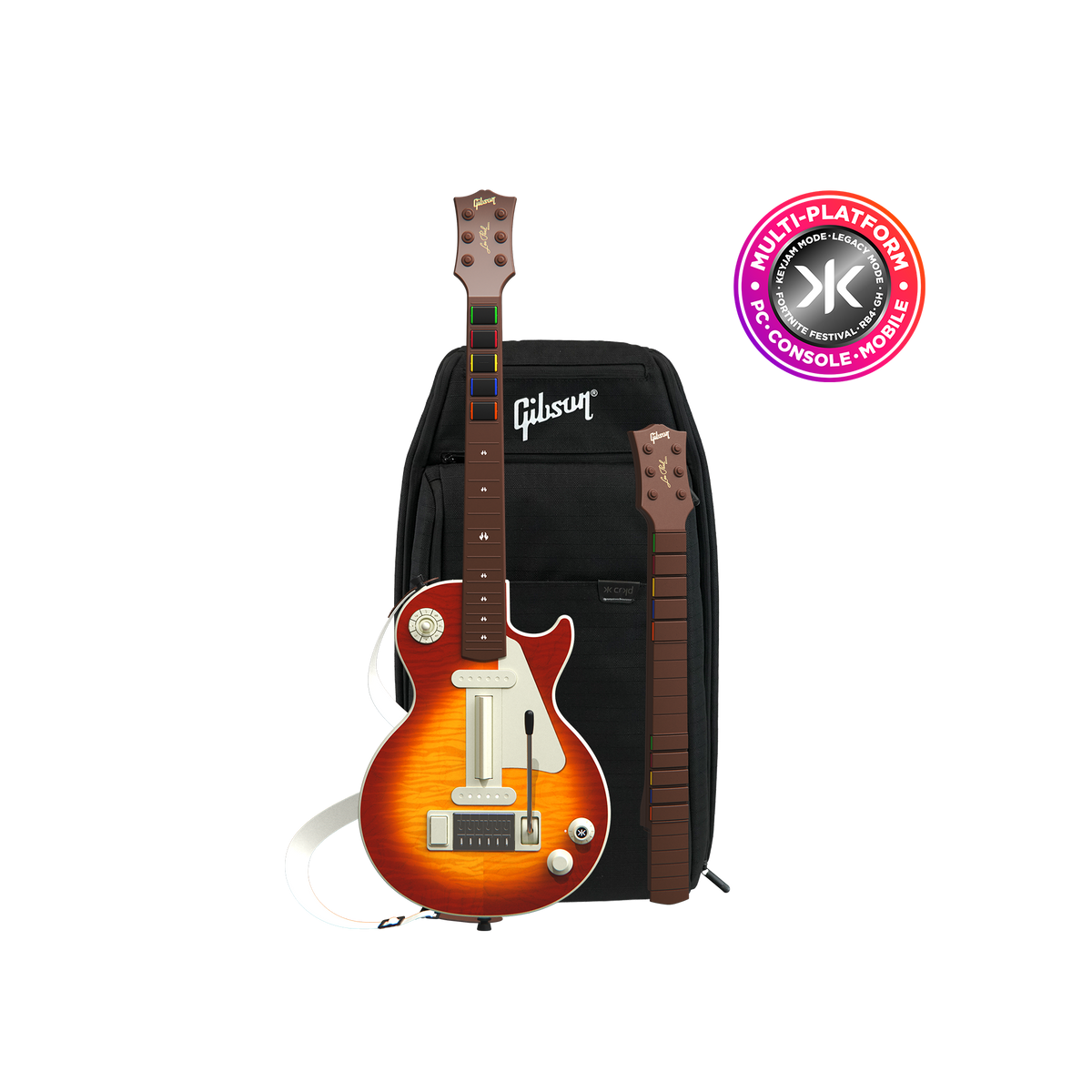 Gibson Les Paul Cherry Sunburst Pro Edition Guitar Controller Collectors Bundle