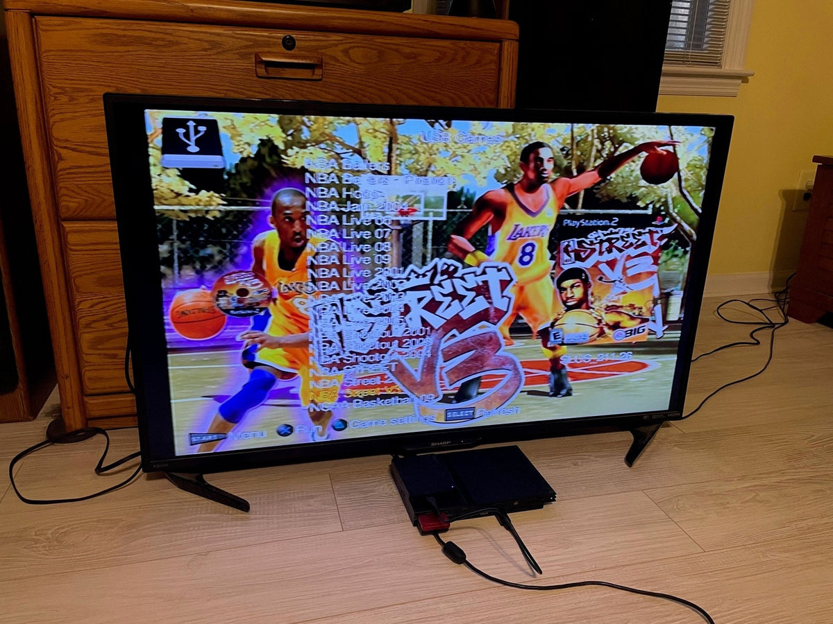2TB Modded PS2 Slim Console 10,000+ Titles - RETRO MODD