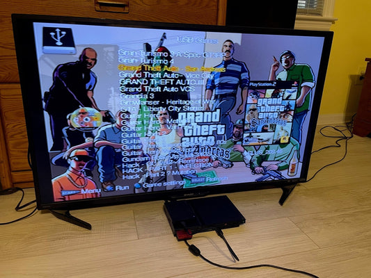 2TB Modded PS2 Slim Console 10,000+ Titles - RETRO MODD
