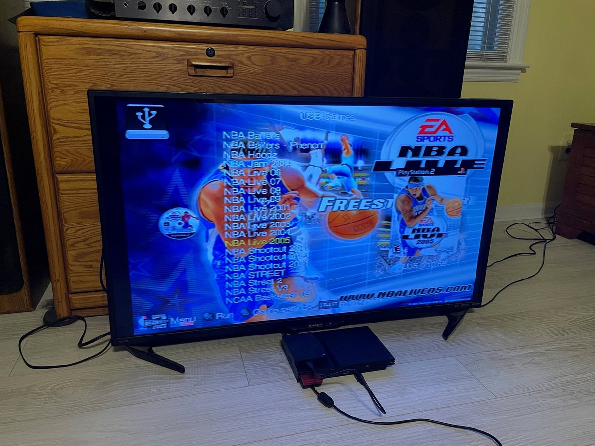 2TB Modded PS2 Slim Console 10,000+ Titles - RETRO MODD