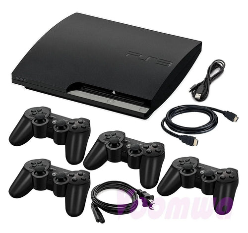 2TB Modded PS3 Console - 4 Pads HDMI Power - 5000+ Titles PS1 PS2 PS3 and Retro Titles - RETRO MODD