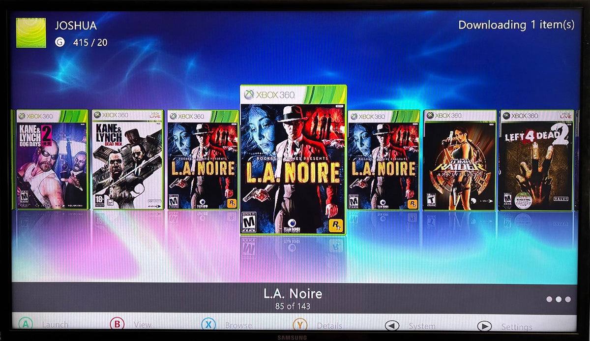 2TB Modded Xbox 360 Slim Bundle RGH RGH3 - Aurora Dashboard - 220+ Xbox 360 Games - Retro Modd