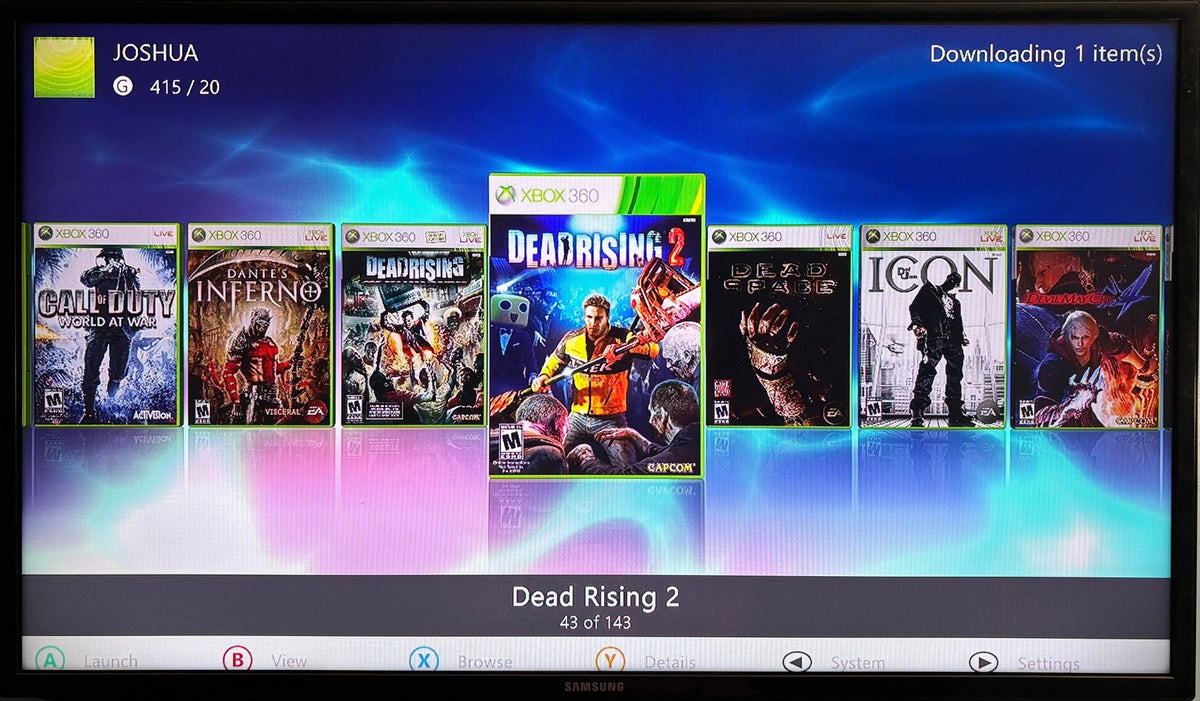 2TB Modded Xbox 360 Slim Bundle RGH RGH3 - Aurora Dashboard - 220+ Xbox 360 Games - Retro Modd