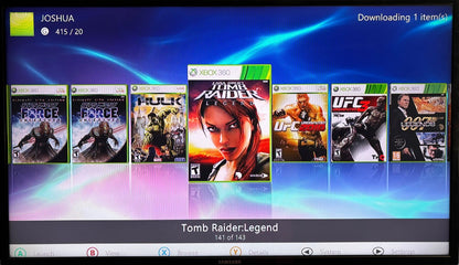 2TB Modded Xbox 360 Slim Bundle RGH RGH3 - Aurora Dashboard - 220+ Xbox 360 Games - Retro Modd