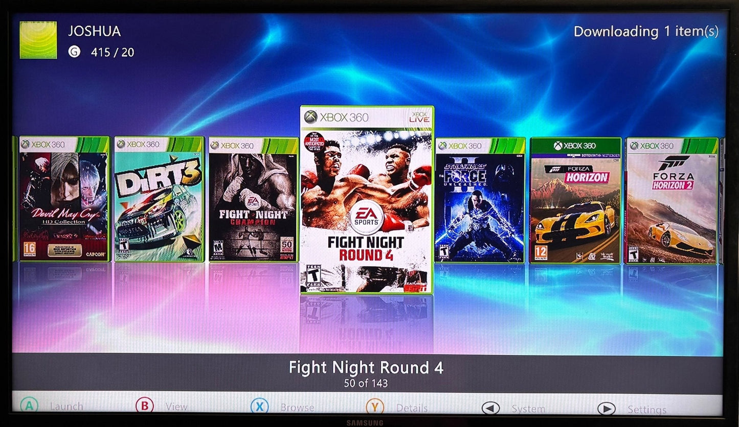 2TB Modded Xbox 360 Slim Bundle RGH3 - Aurora Dashboard - 270+ Xbox 360 Games 10,000+ Retro Titles - RETRO MODD