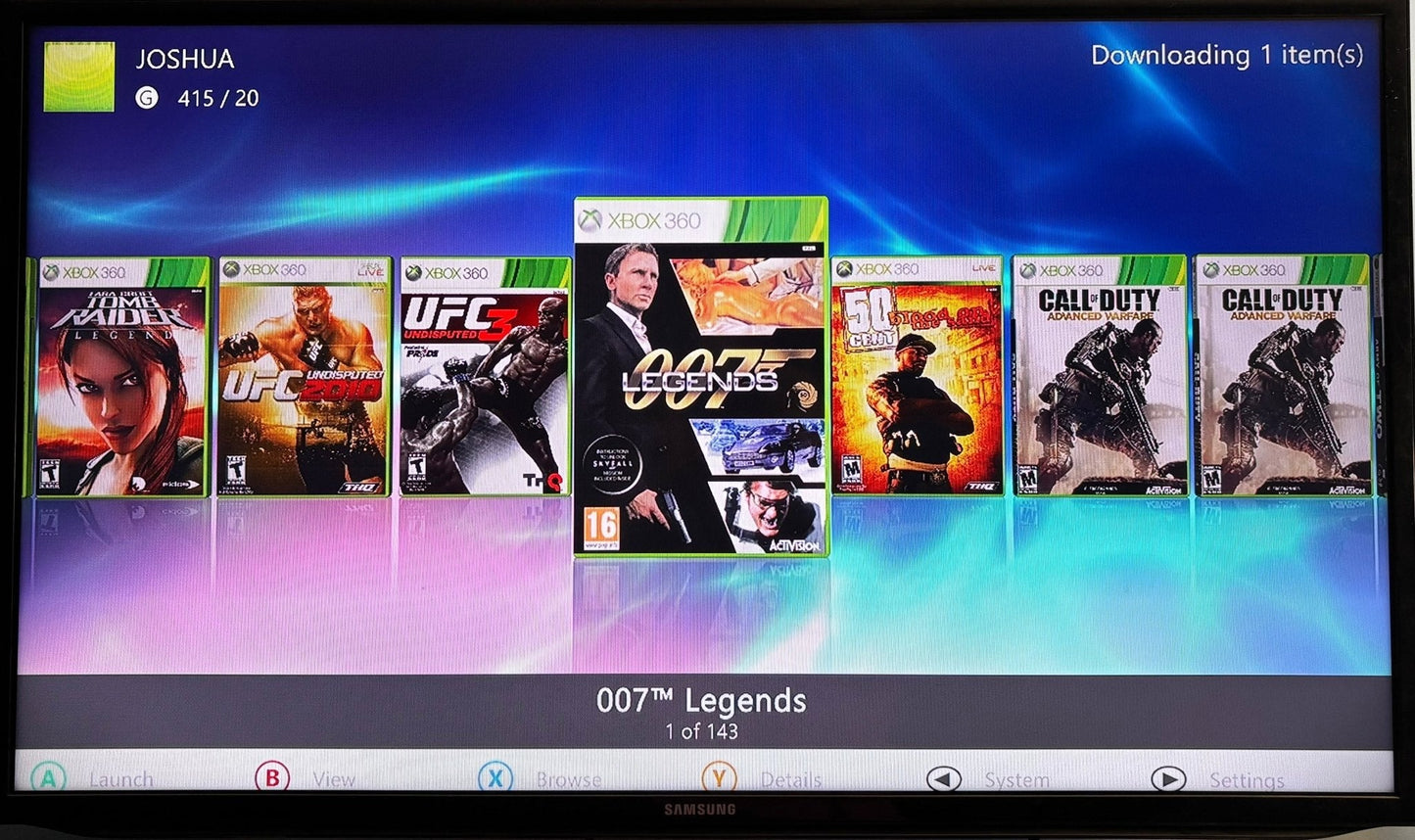 2TB Modded Xbox 360 Slim Bundle RGH3 - Aurora Dashboard - 270+ Xbox 360 Games 10,000+ Retro Titles - RETRO MODD