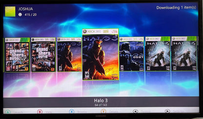 2TB Modded Xbox 360 Slim Bundle RGH3 - Aurora Dashboard - 270+ Xbox 360 Games 10,000+ Retro Titles - RETRO MODD