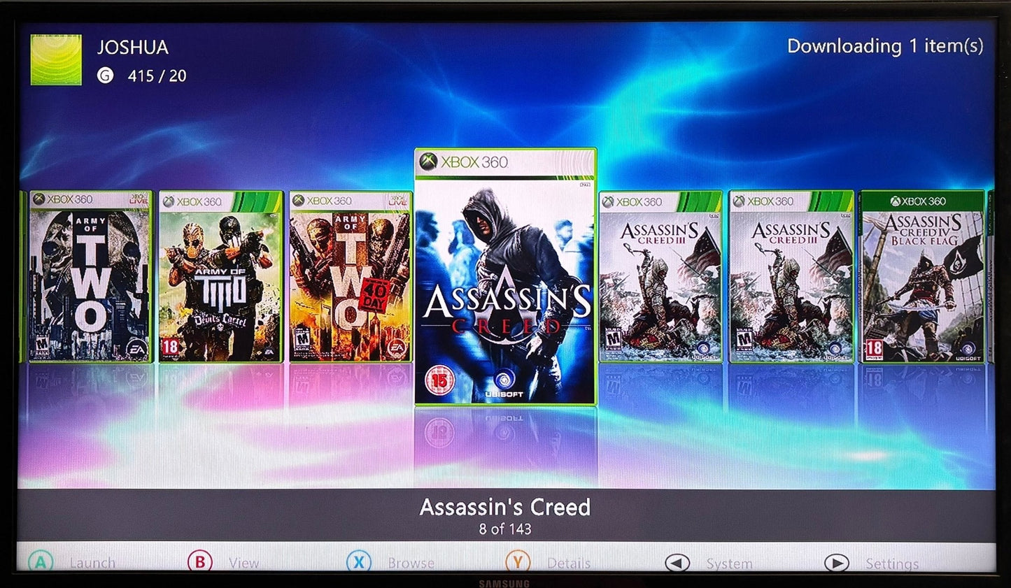 2TB Modded Xbox 360 Slim Bundle RGH3 - Aurora Dashboard - 270+ Xbox 360 Games 10,000+ Retro Titles - RETRO MODD