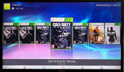 2TB Modded Xbox 360 Slim Bundle RGH3 - Aurora Dashboard - 270+ Xbox 360 Games 10,000+ Retro Titles - RETRO MODD