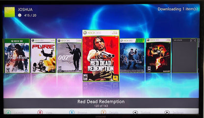 2TB Modded Xbox 360 Slim Bundle RGH3 - Aurora Dashboard - 270+ Xbox 360 Games 10,000+ Retro Titles - RETRO MODD