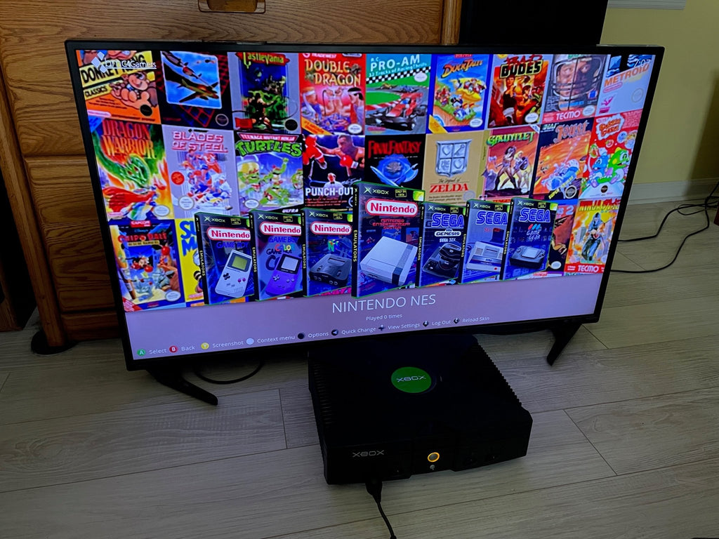 2TB MODDED XBOX CONSOLE BUNDLE - 1 CONTROLLER, HDMI, & AC CABLE - ALL US XBOX TITLES - 10,000 RETRO TITLES - Retro Modd