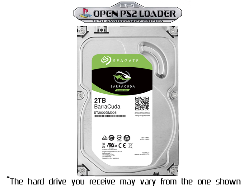 2TB Modded PS2 Bundle - 100s of PS2 Titles - 1000s of Titles