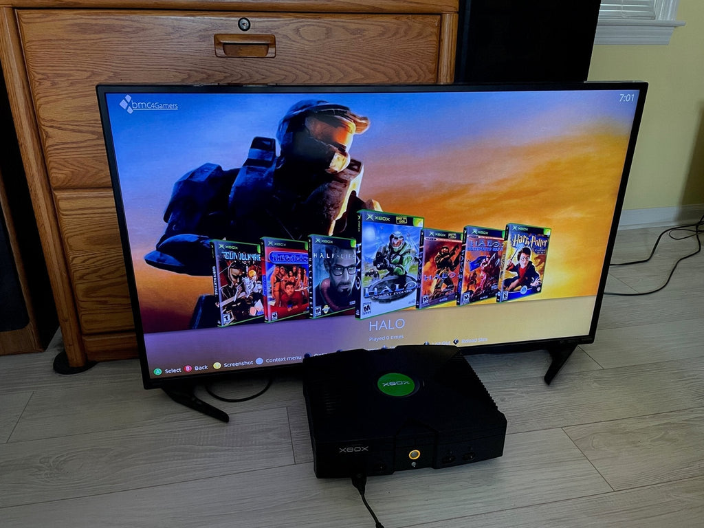 8TB Cerbios Modded Xbox - 1 Retro Fighters Pad HDMI AC - All US Xbox Titles 80,000+ Titles - RETRO MODD