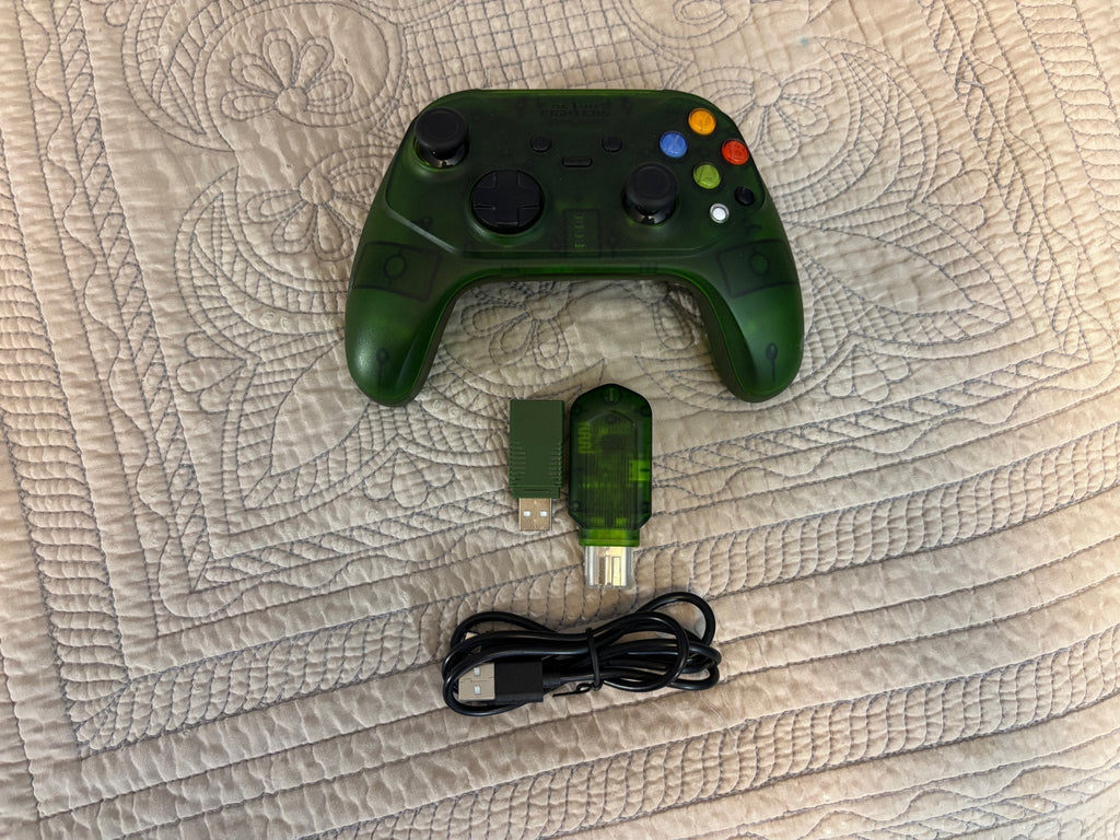 8TB Cerbios Modded Xbox - 1 Retro Fighters Pad HDMI AC - All US Xbox Titles 80,000+ Titles - RETRO MODD