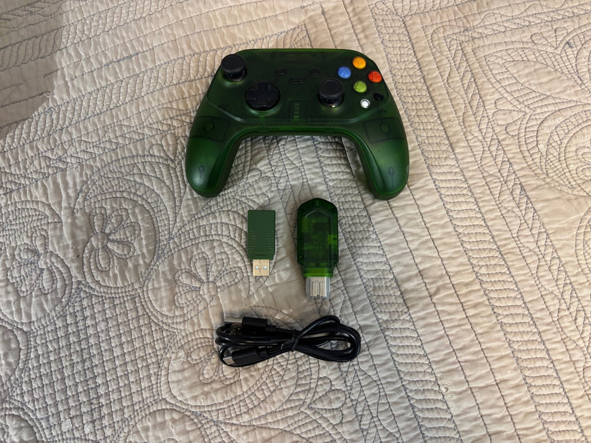 8TB Cerbios Modded Xbox - 1 Retro Fighters Pad HDMI AC - All US Xbox Titles 80,000+ Titles - RETRO MODD