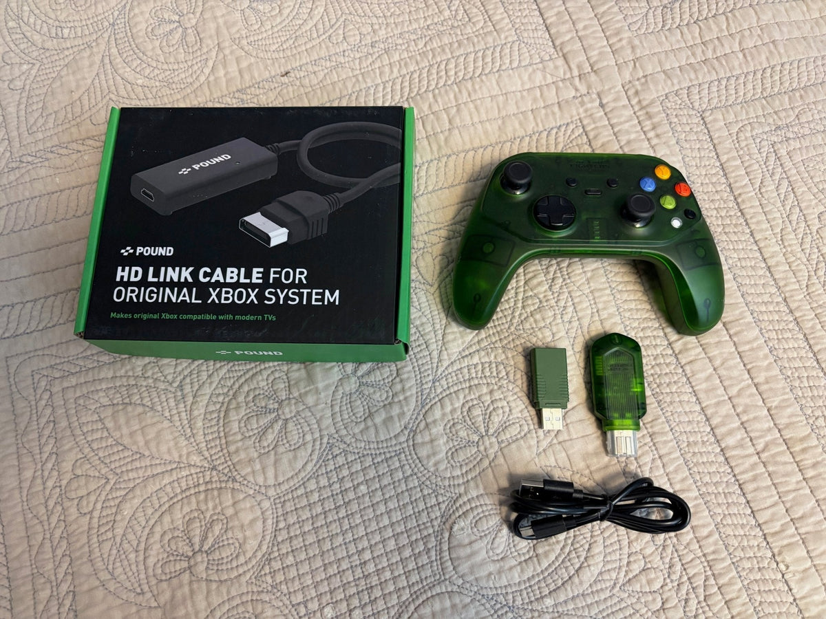 8TB Cerbios Modded Xbox - 1 Retro Fighters Pad HDMI AC - All US Xbox Titles 80,000+ Titles - RETRO MODD