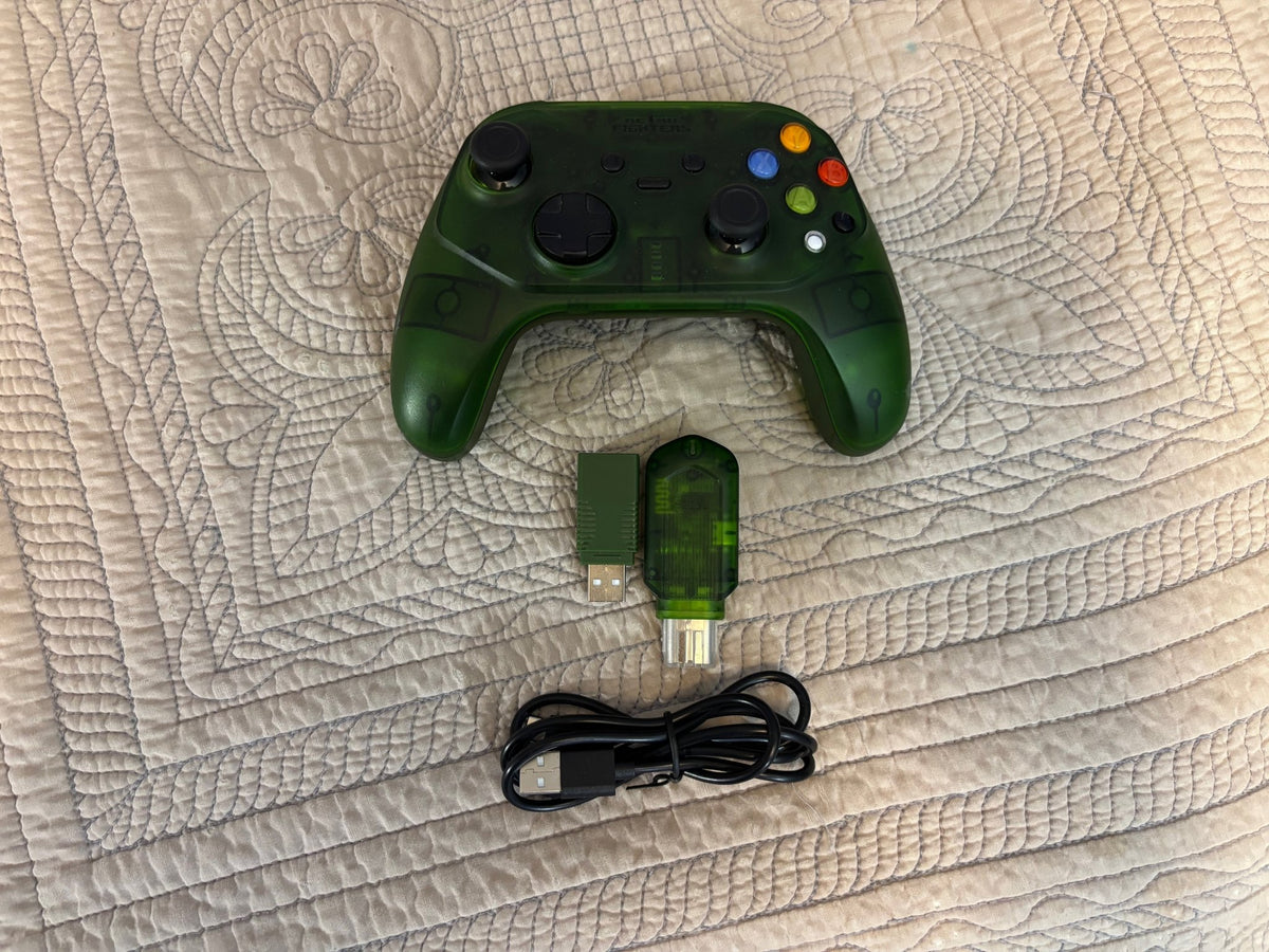 8TB Cerbios Modded Xbox Console Bundle - All US Xbox Titles + 80,000 Retro Titles - Retro Fighters Controller HDMI AC - Retro Modd