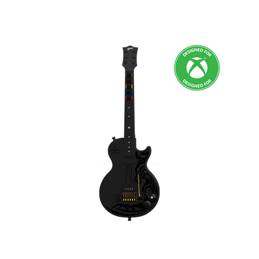 Gibson Les Paul Black Tribal Encore Edition Guitar Controller for Xbox and PC