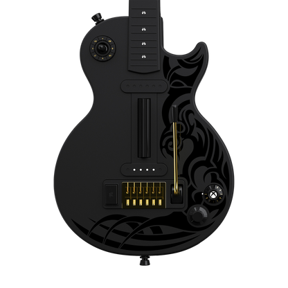 Gibson Les Paul Black Tribal Encore Edition Guitar Controller for Xbox and PC