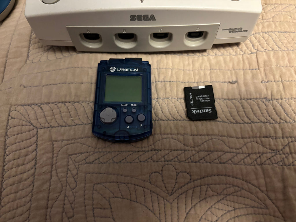 Modded Dreamcast Console HDMI Bundle - All US Dreamcast Titles - 1000s of Titles - GDEMU w/ 256GB Card - Controller VMU HDMI AC