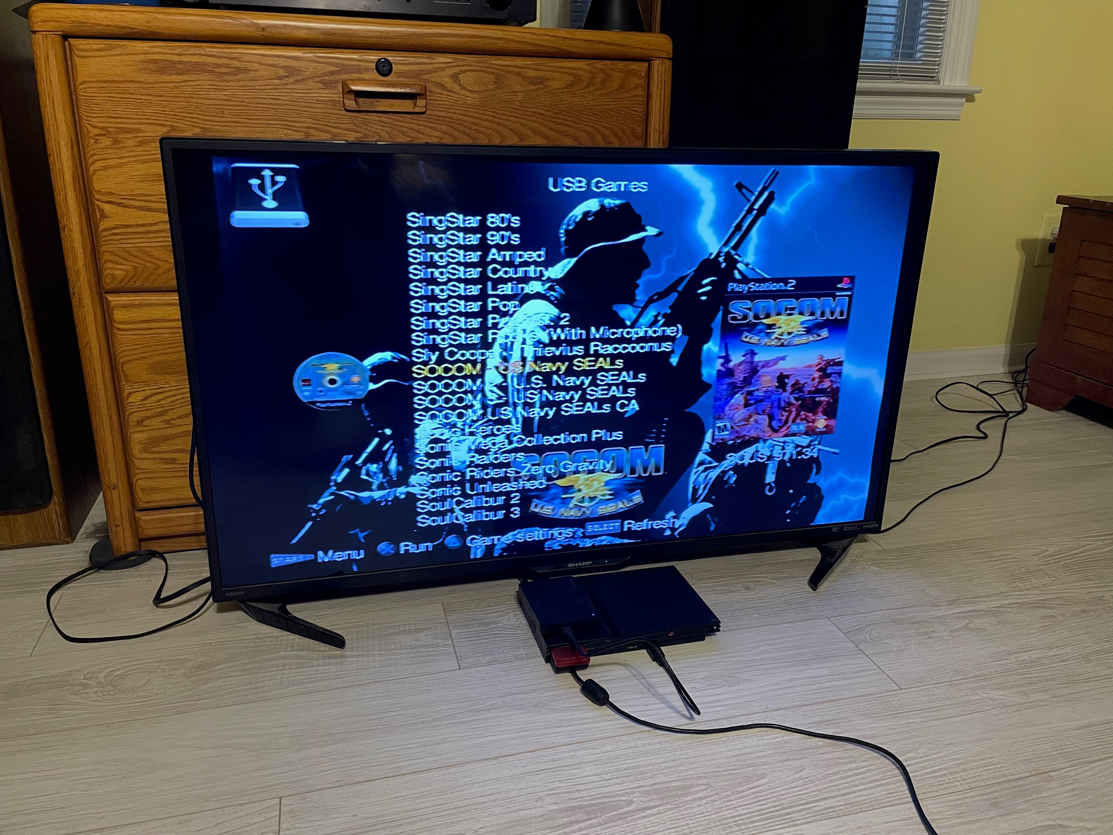 2TB Modded PS2 Slim Console - 100s of PS2 Titles - 1000s of Titles