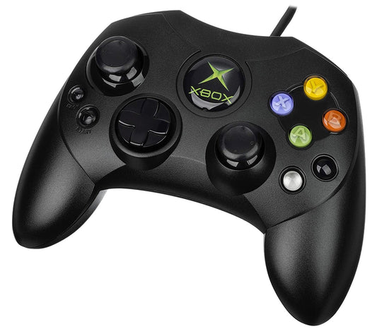 Black S-Type Original Xbox Controller - RETRO MODD
