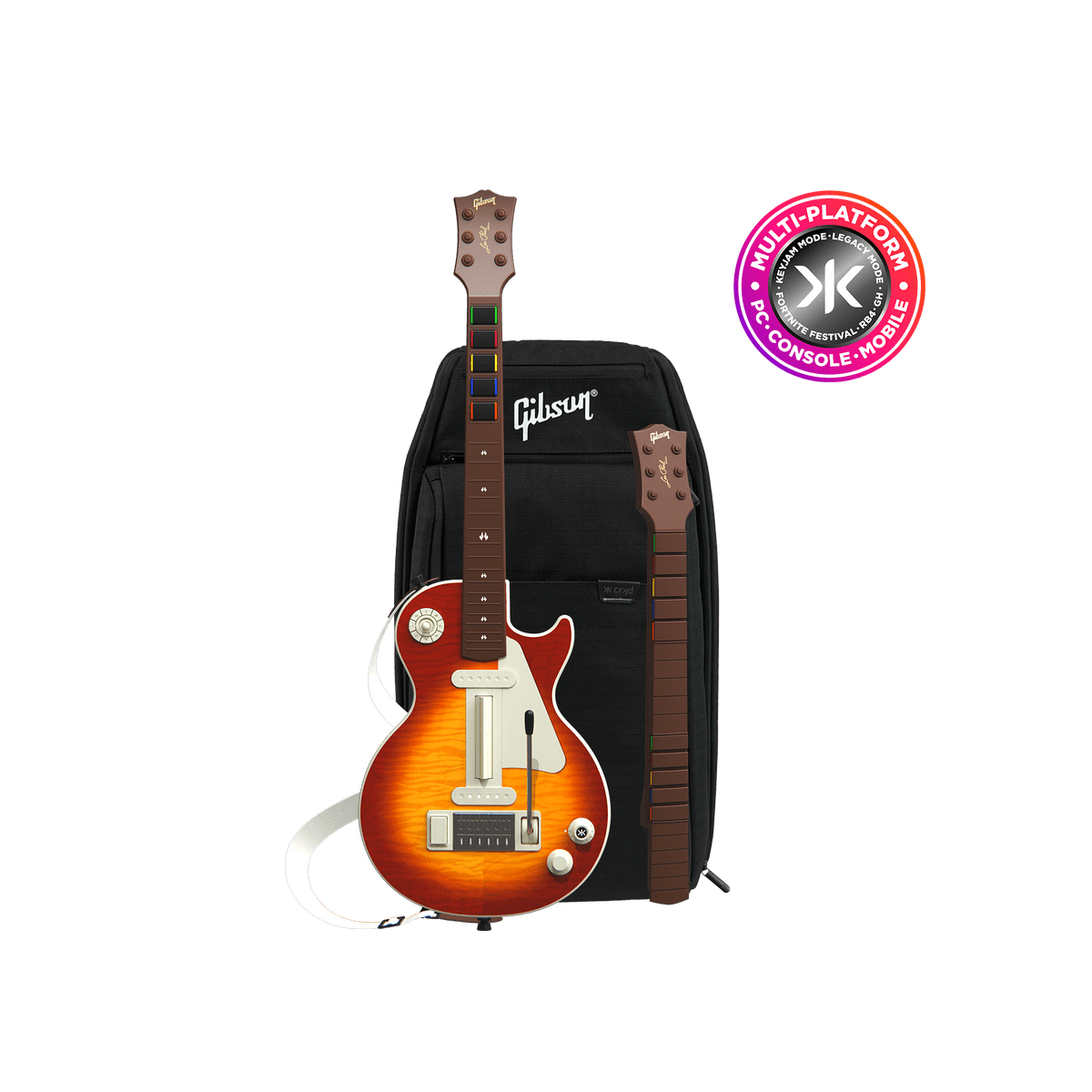 Gibson Les Paul Cherry Sunburst Pro Edition Guitar Controller Collectors Bundle - RETRO MODD
