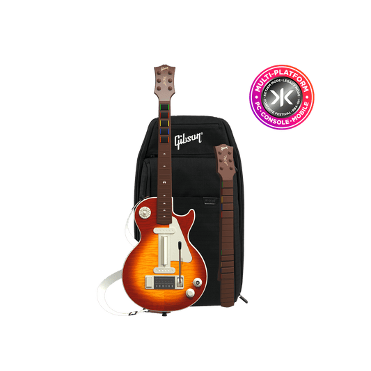 Gibson Les Paul Cherry Sunburst Pro Edition Guitar Controller Collectors Bundle - RETRO MODD