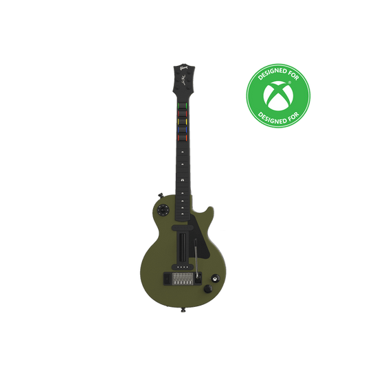 Gibson Les Paul Olive Drab Pro Edition for Xbox Series X|S, Xbox One, and PC - RETRO MODD
