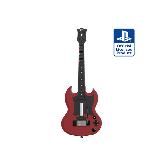Gibson SG Cherry 20th Anniversary Edition Guitar Controller for PlayStation® 5, PlayStation® 4, and PC - RETRO MODD