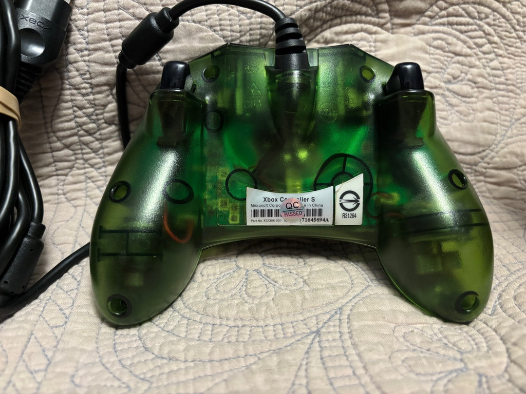 Halo Edition Green Translucent OG Xbox Controller - Retro Modd