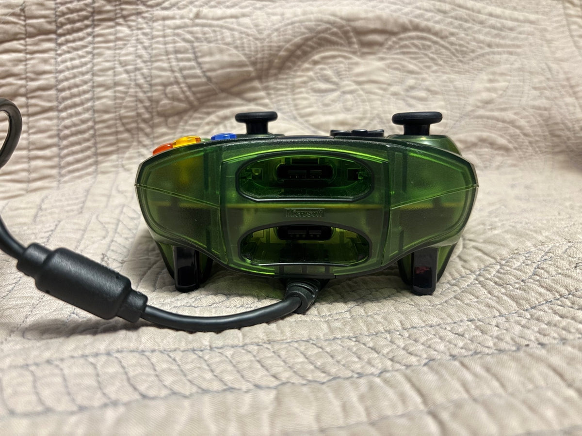 Halo Edition Green Translucent OG Xbox Controller - Retro Modd