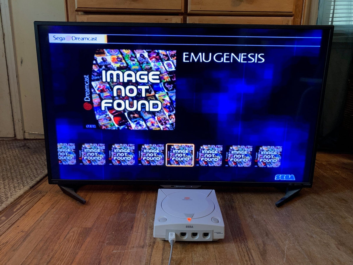 Modded Dreamcast Console - 1 Pad VMU AV Power - All US Dreamcast Games 5000+ Retro Games - RETRO MODD