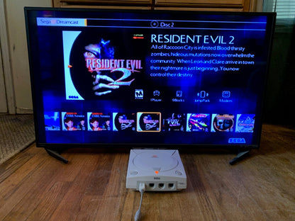 Modded Dreamcast Console - 1 Pad VMU HDMI Power GDEMU 256GB SD Card - 5000+ Retro Games - RETRO MODD