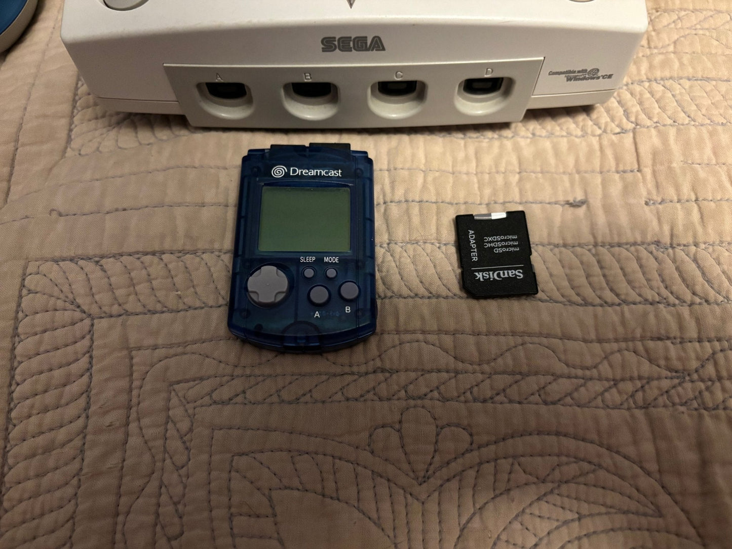 Modded Dreamcast Console - 1 Pad VMU HDMI Power GDEMU 256GB SD Card - 5000+ Retro Games - RETRO MODD