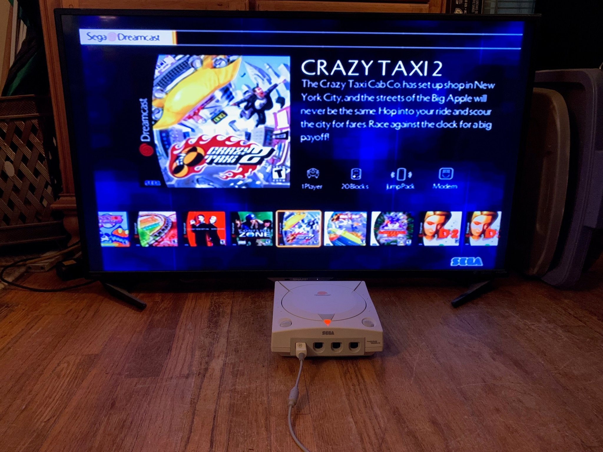 MODDED DREAMCAST CONSOLE - ALL US DREAMCAST TITLES - 2000+ RETRO TITLES (CONSOLE ONLY) - Retro Modd