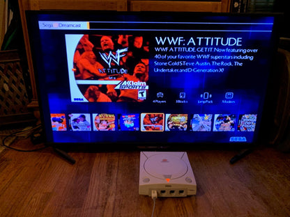 MODDED DREAMCAST CONSOLE - ALL US DREAMCAST TITLES - 2000+ RETRO TITLES (CONSOLE ONLY) - Retro Modd