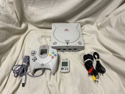 Modded Dreamcast Console Bundle - All US Dreamcast Titles - 1000s of Titles - GDEMU w/ 256GB Card - Controller VMU AV AC - Retro Modd