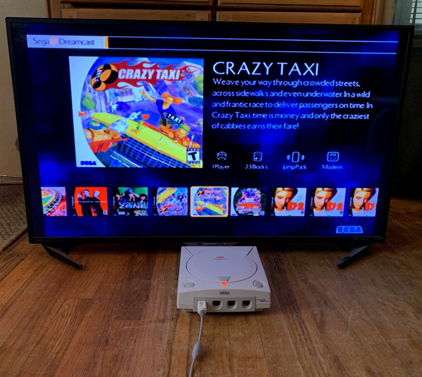 Modded Dreamcast Console with GDEMU 5000+ Games All US Dreamcast Titles - RETRO MODD
