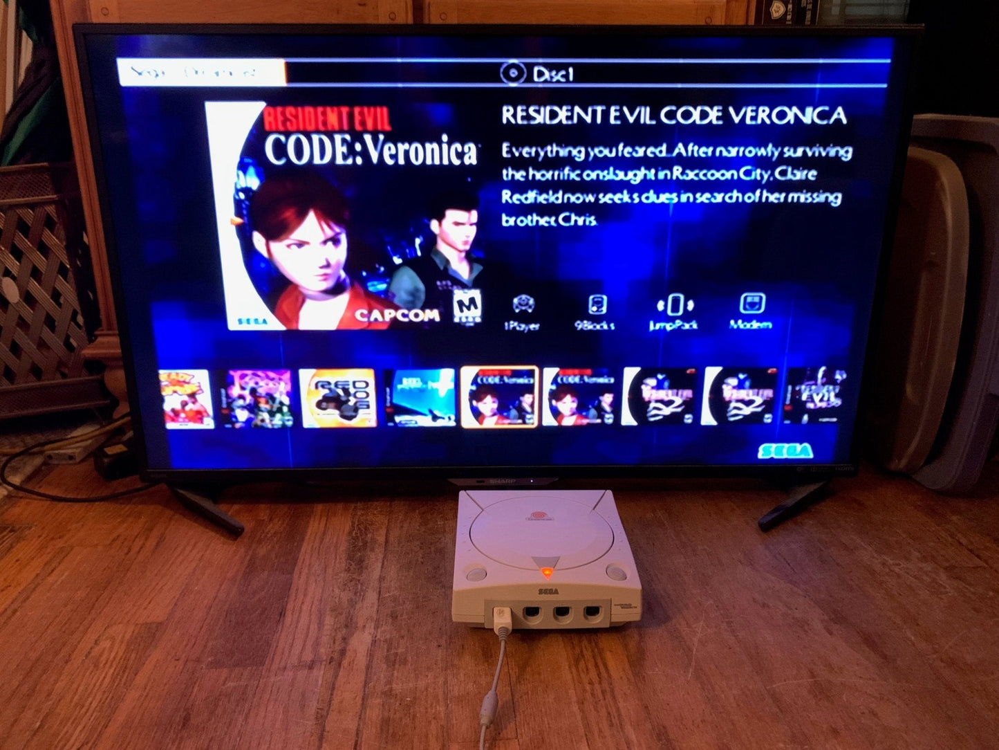 Modded Dreamcast Console with GDEMU 5000+ Games All US Dreamcast Titles - RETRO MODD