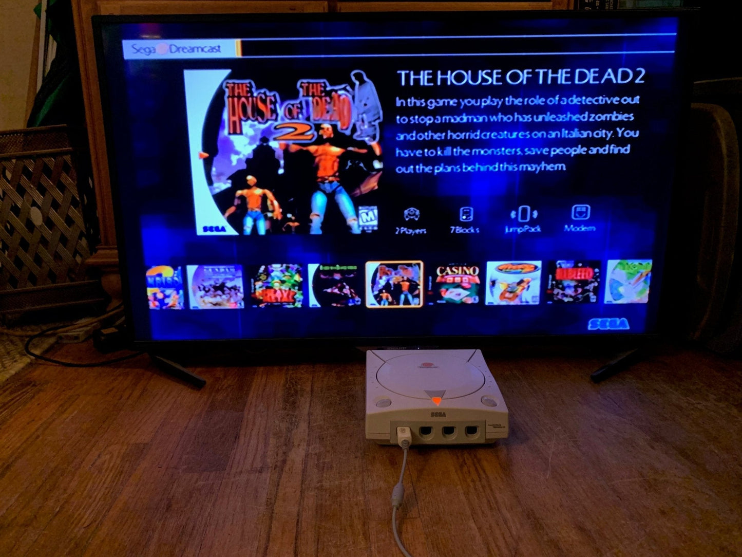 Modded Dreamcast Console with GDEMU 5000+ Games All US Dreamcast Titles - RETRO MODD