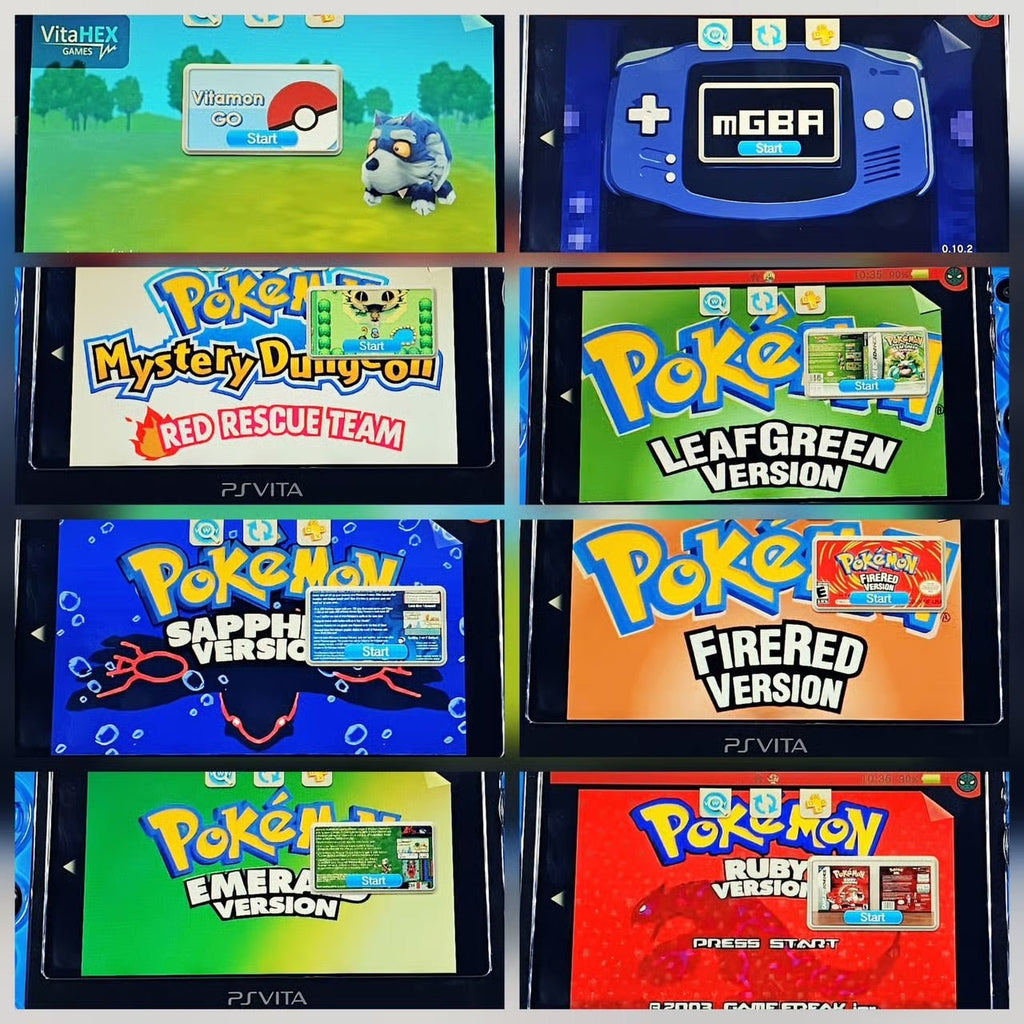Modded PS VITA Bundle 256GB 70K Games Fully Loaded - RETRO MODD