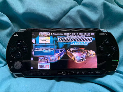 Modded PSP 1000 128GB with Charger 1000s of Retro Games 100+ PS1 Games 40+ PSP Games - Retro Modd