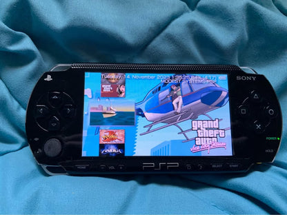 Modded PSP 1000 128GB with Charger 1000s of Retro Games 100+ PS1 Games 40+ PSP Games - Retro Modd