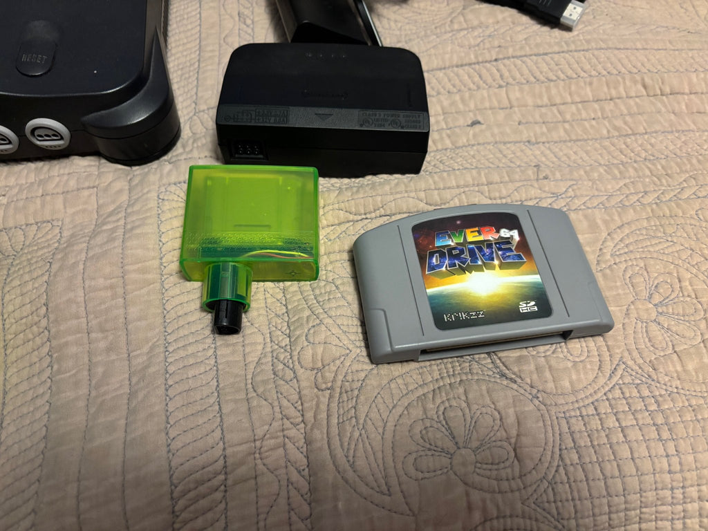 N64 Bundle - 1000s of Games - EverDrive 64 - Retro Fighters Controller - Pro HDMI Adapter - AC Cable - Retro Modd