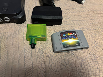 N64 Bundle - 1000s of Games - EverDrive 64 - Retro Fighters Controller - Pro HDMI Adapter - AC Cable - Retro Modd
