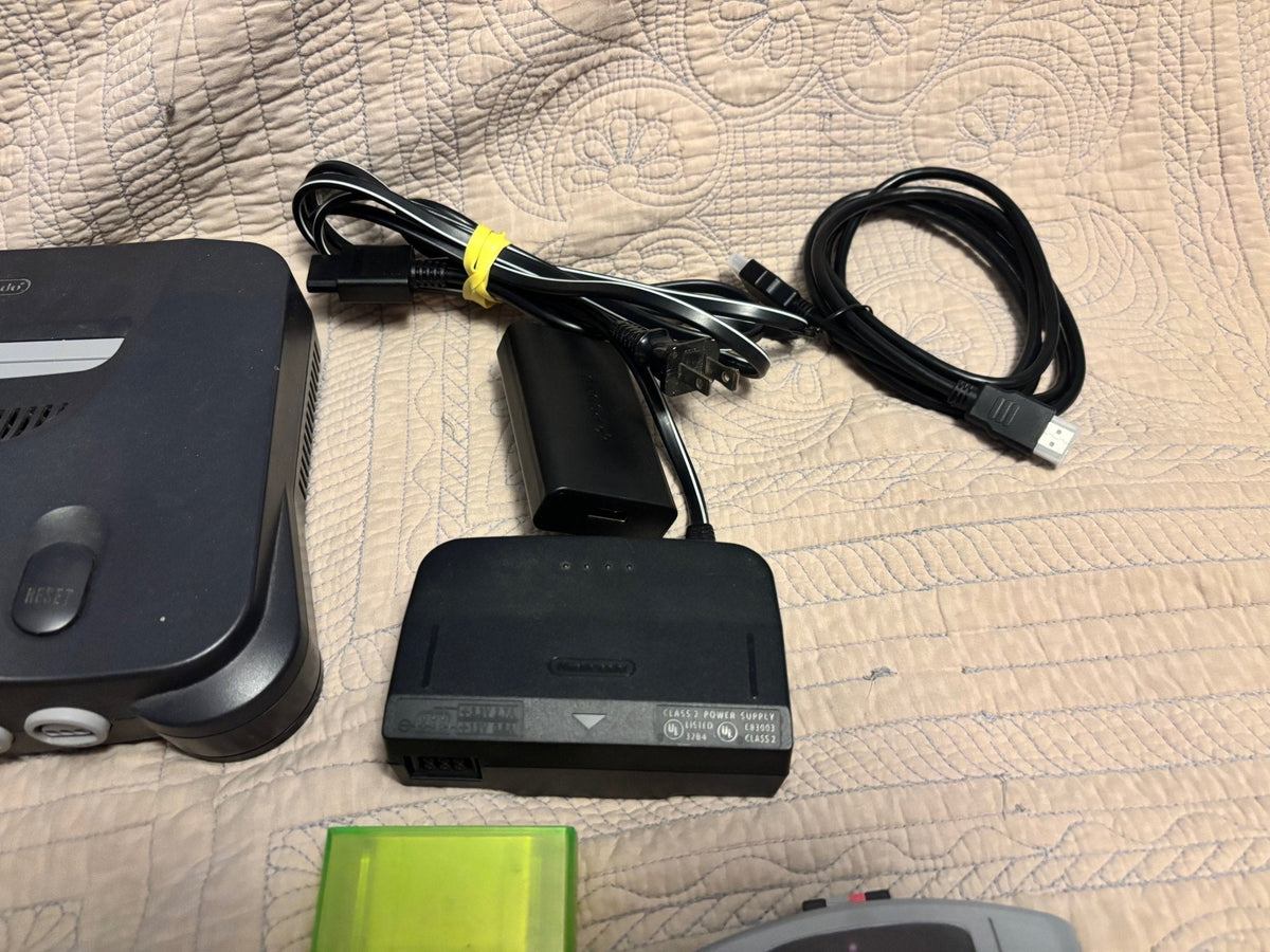N64 Complete Bundle Ever Drive Cartridge Retro Fighters Controller Pro HDMI Adapter Power Cable - RETRO MODD