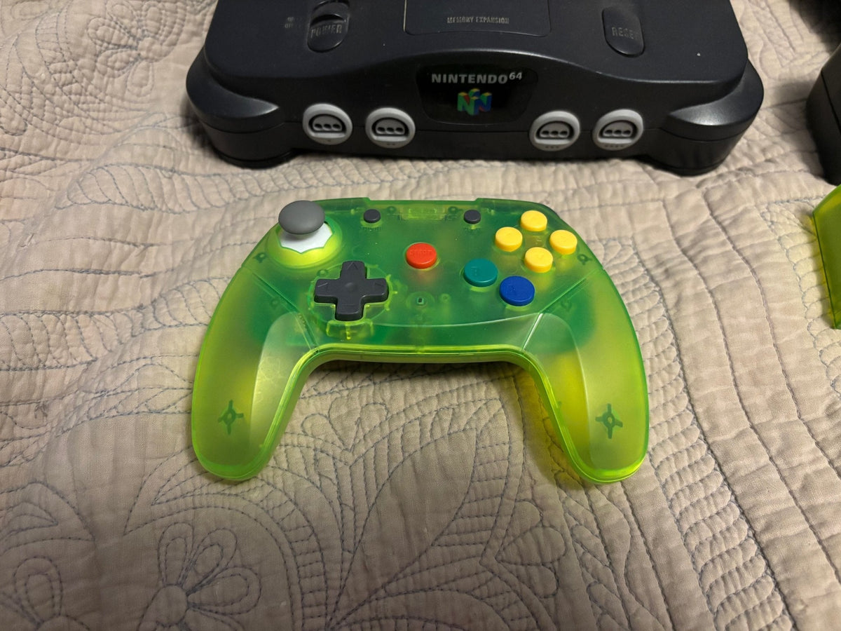 N64 Complete Bundle Ever Drive Cartridge Retro Fighters Controller Pro HDMI Adapter Power Cable - RETRO MODD
