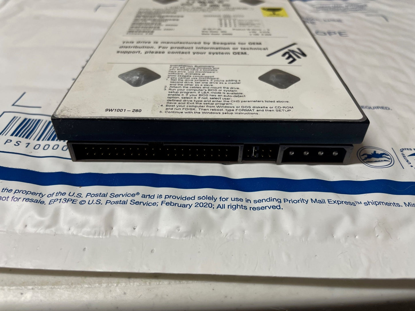 Original Xbox Hard Drive Nulled EEPROM Seagate ST310014ACE OEM - Retro Modd