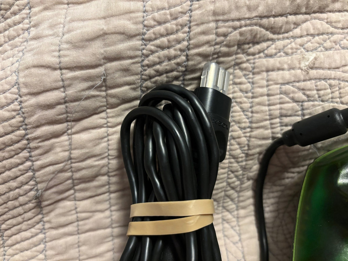 Limited Edition Green Halo OG Xbox Controller with Break Away Cable - Retro Modd